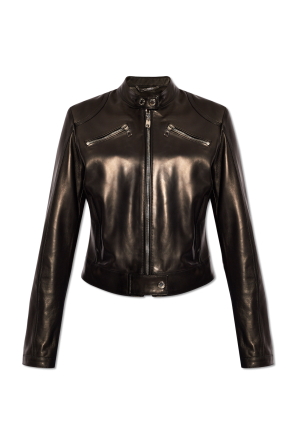 アウターその他 VERSACE Women Outer 1010545 1A101181B000 Black Single-Breasted DV Blazer Black | VERSACE CA